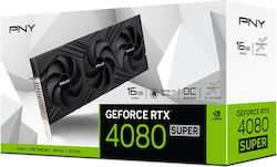 PNY GeForce RTX 4080 Super 16GB GDDR6X TF VERTO OC Κάρτα Γραφικών
