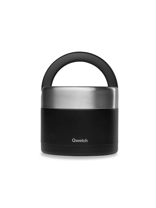 Qwetch Inox Thermo Lunch Box Black 850ml