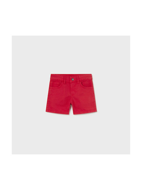 Mayoral Kids Shorts/Bermuda Fabric red