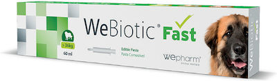 Wepharm Webiotic Fast Συμπλήρωμα Διατροφής Σκύλου και Γάτας σε Πάστα 60ml για Γαστρεντερικές Διαταραχές