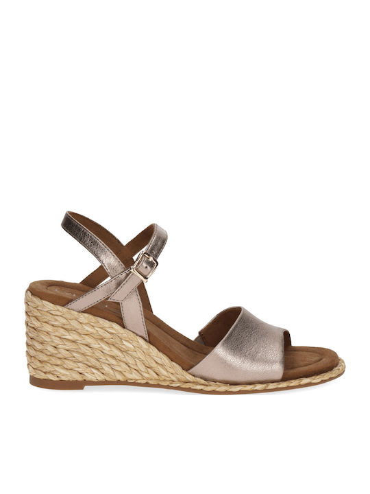 Caprice Damenplattformen Beige