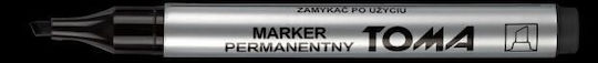 Toma Permanent Markers Black 10pcs
