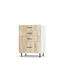 Modest Floor Kitchen Drawer Cabinet Beige 60x48x82pcs