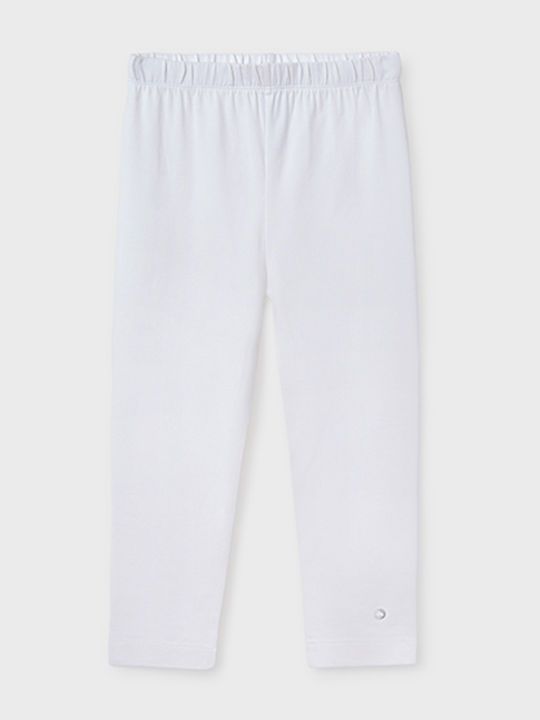 Mayoral Παιδικό Κολάν Κάπρι λευκό