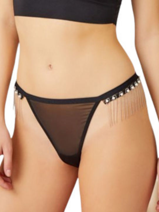 CottonHill Damen Zeichenfolge Black