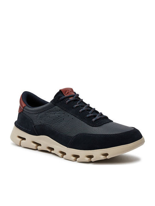 Clarks Nature X One Herren Sneakers Marineblau