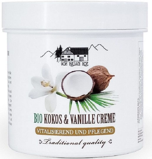 Vom Pullach Hof Bio Kokos și Vanilie Cremă Hidratare Față 250ml