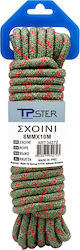 Tpster Σχοινί Διαμέτρου 8mm με Μήκος 10m Πράσινο