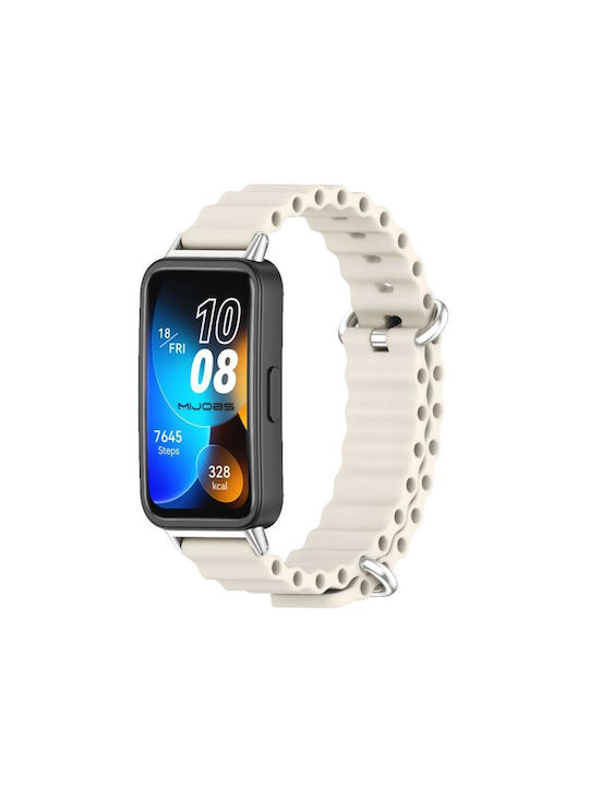 Mijobs Strap Silicone Gray (Huawei Band 8)