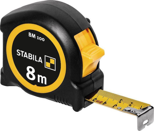 Stabila Maßband mit automatischem Rücklauf 8m
