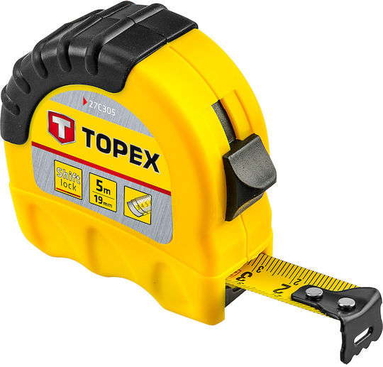 Topex Tape Measure with Auto-Rewind 16mm x 5m