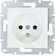 Schneider Electric Asfora Единичен Мортис Πρίζα...