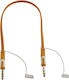 Hilec Hilec Studio & Musical Instruments Cables 0.5m Orange
