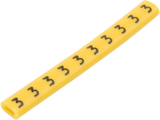 Ergom Kabelbinder Gelb 100pcs E04ZP-01020100400