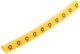 Ergom Кабелни връзки Жълт 100pcs E04ZP-01020201000