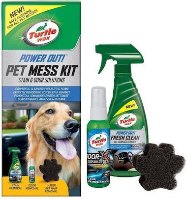 Turtle Wax Pet Mess Kit Set Für Autositztaschen Reinigung 500ml