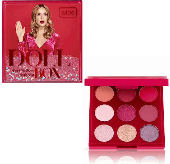 Wibo Doll Palette with Matte Eye Shadows in Pressed Powder Form