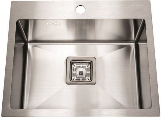 Inter Ceramic Alpaca ICK5032 Drop-In Мивка Inox Ш50xД42см Сребрист