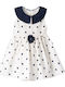 Rochie pentru Copii Fără mâneci Cu buline Blue