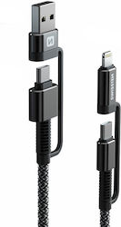 Swissten USB to Lightning / Type-C Cable 1.5m 74501101