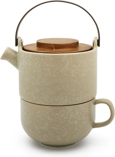 Bredemeijer Umea Teapot Porcelain Beige 500ml