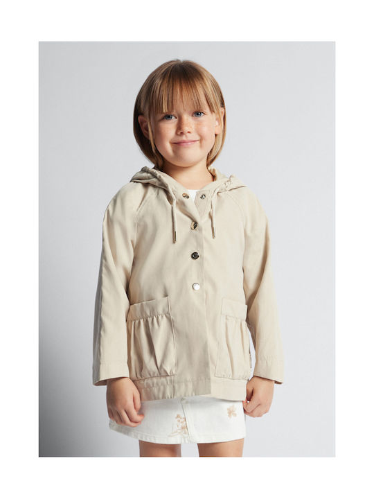 Mayoral Kids Casual Jacket Windproof with Hood BEZ