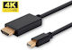 Microconnect Kabel Mini-DisplayPort-Stecker - HDMI-Stecker 1m Schwarz (MDPHDMI1B-4K)