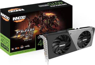 Inno 3D GeForce RTX 4070 Super 12GB GDDR6X Twin X2 Placă Grafică