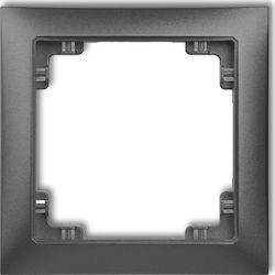Elgotech Switch Frame Vertical and Horizontal Installation in Gray Color 11DRSO-1