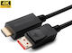 Microconnect Cable DisplayPort male - HDMI male 2m Black (MC-DP-HDMI-2004K)