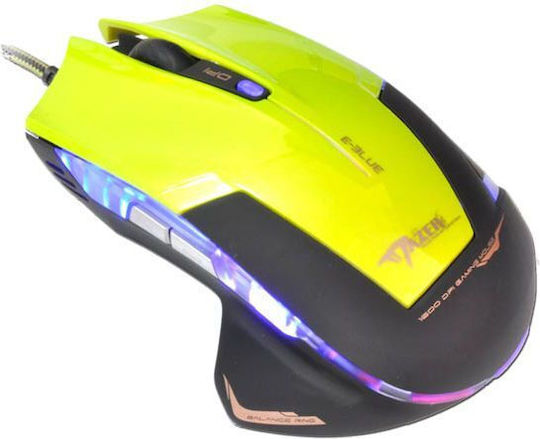 E-Blue Mazer R Gaming Gaming Maus Gelb