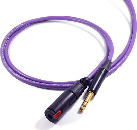 Melodika Cable 6.3mm male - 3.5mm female 1.5m Purple (MDPJ15)