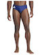 Solid Swim Men's Swimwear Shorts Blue
