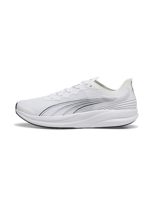 Puma Redeem Pro Racer Ανδρικά Αθλητικά Παπούτσια Running Λευκά