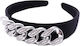 Stirnband Haar Silber