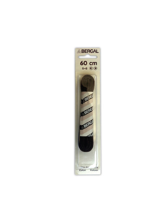 Bergal Κορδόνια Παπουτσιών Καφέ 2τμχ 60cm