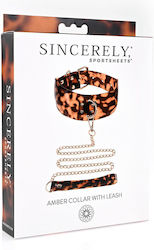 Sportsheets Amber Animal Halsband in Gold Farbe