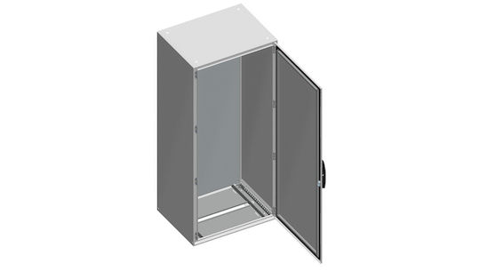 Schneider Electric С крака Рак кабинет 80x80x40см Сив NSYSM20840P