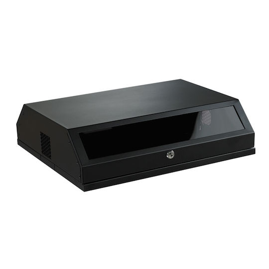 Mirsan Montat pe perete Cabină Rack 3U Negru SLM.01