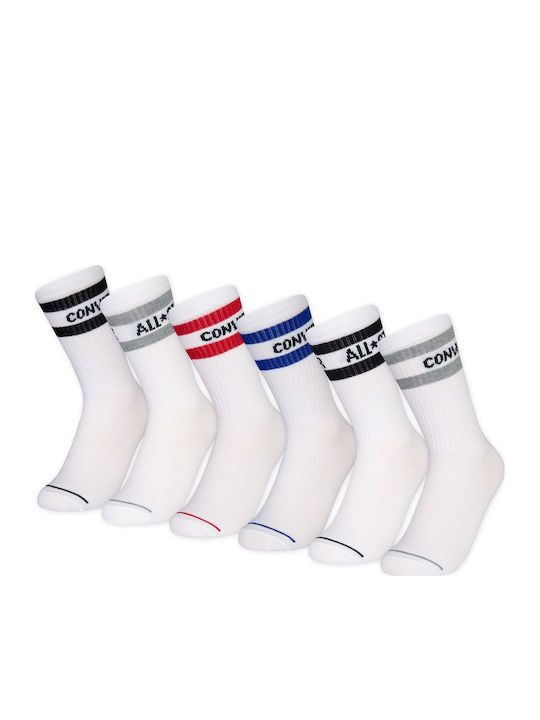 Converse Детски чорапи Бели 6 Чифта