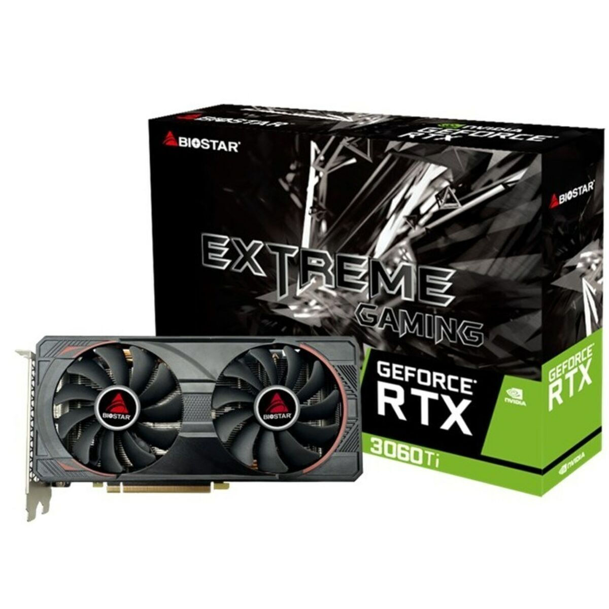 Biostar GeForce RTX 3060 Ti 8GB GDDR6 Κάρτα Γραφικών