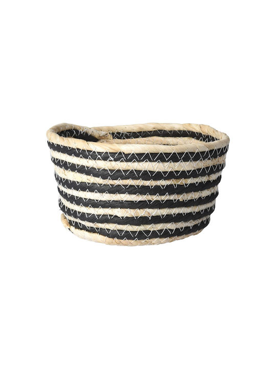 Wicker Bread Box Multicolour 18x18.5cm