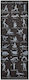 Sportmann Covor de exerciții fizice Yoga Negru (173x61x0.6cm)
