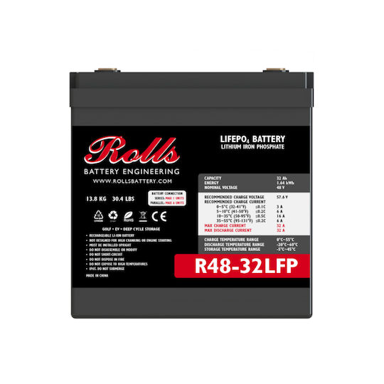 Rolls Baterie Fotovoltaică Litiu Tip deschis 48V 32Ah (R48 32LFP)