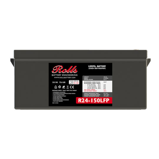 Rolls Батерия за фотоволтаични системи Литий Отворен тип 24V 150Ах (R24 150LFP)