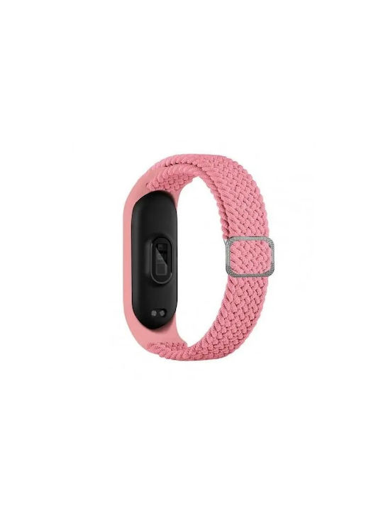 Universal Λουράκι Υφασμάτινο Ροζ (Huawei Band 4)