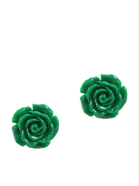 Theodora's Jewellery Обици от Сребърен Зелен