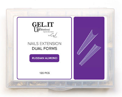 GEL.IT.UP Russian Almond Formen Doppelte Formulare 120Stück 51110