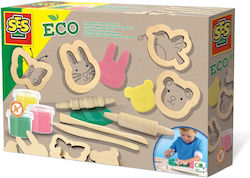 Ses Creative Eco Dough with Wooden Tools για 3+ Ετών 3τμχ Ses Creative Eco Dough with Wooden Tools για 3+ Ετών 3τμχ