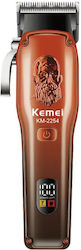 Kemei Professional Rechargeable Hair Clipper Orange KM-2254